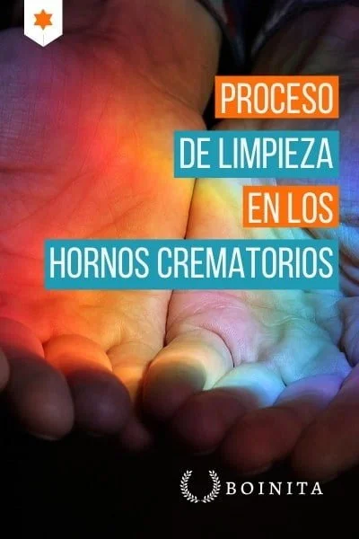 Proceso de limpieza en los hornos de cremación para cremar a un familiar