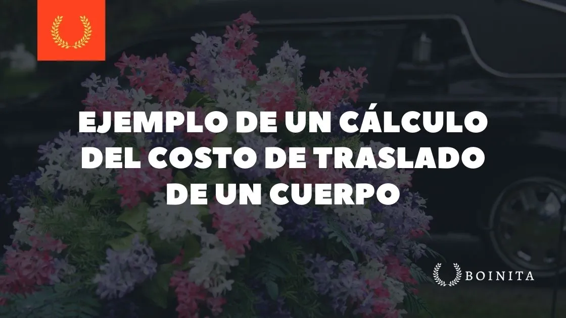 Example of a body transfer cost estimate