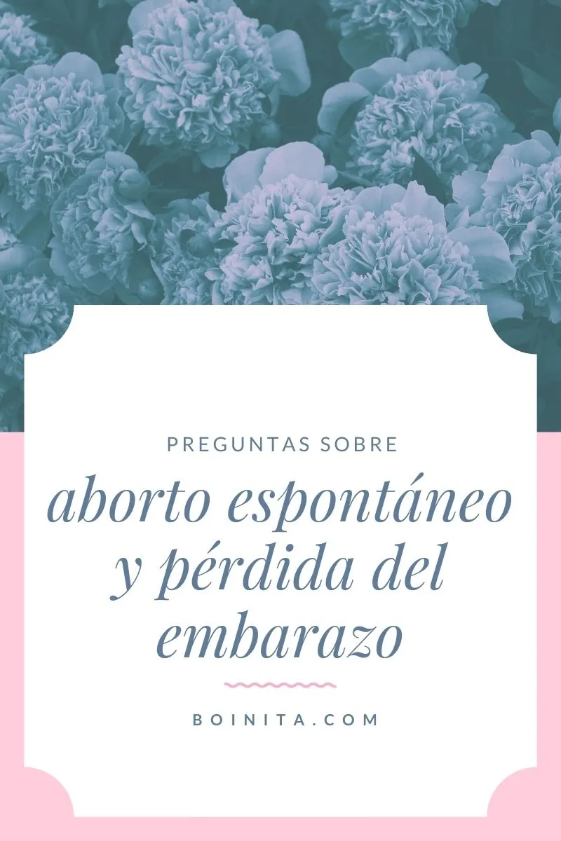 Questions about miscarriage and pregnancy loss