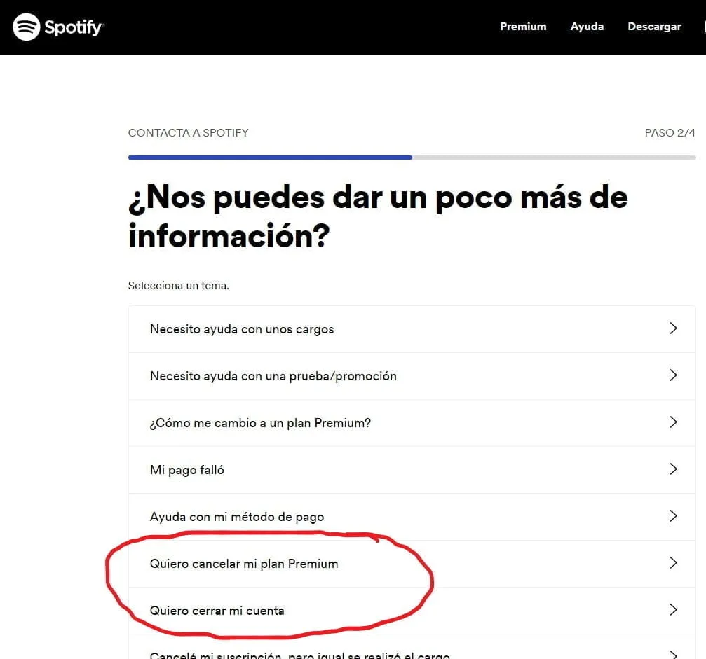 close a Spotify account of someone who died