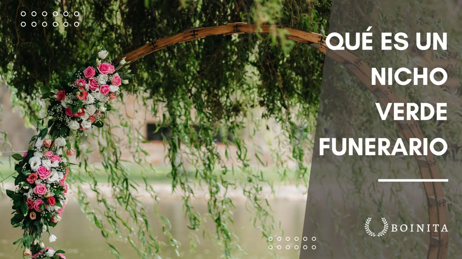 What is a green burial niche?