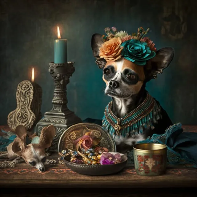 Ideas to create a pet altar for the dead