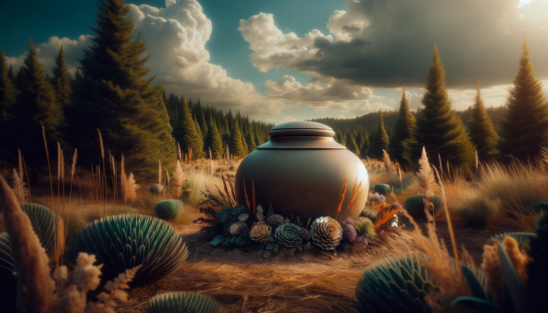 Servicios funerarios sostenibles urna de cremación sostenible en México