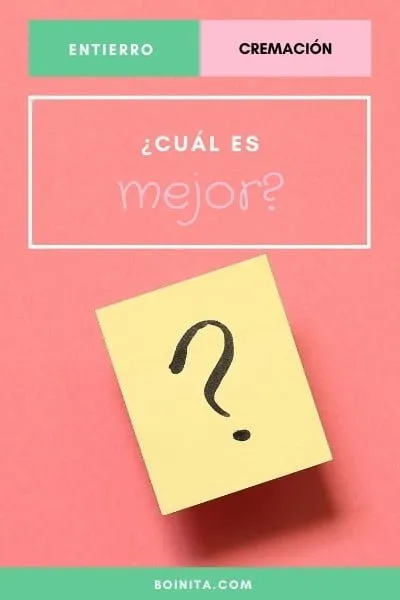 ¿Cuál es la mejor opción, ser enterrado o cremado?