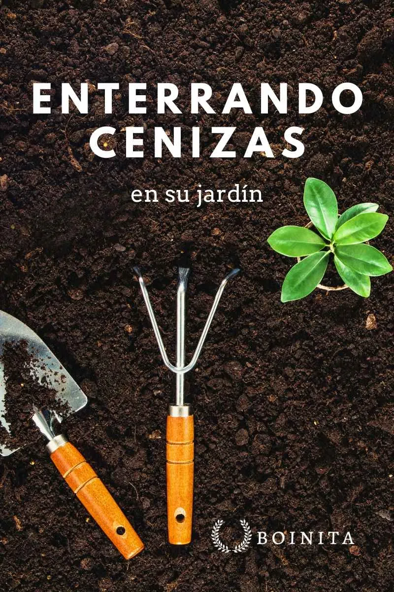 Enterrando cenizas en su jardín