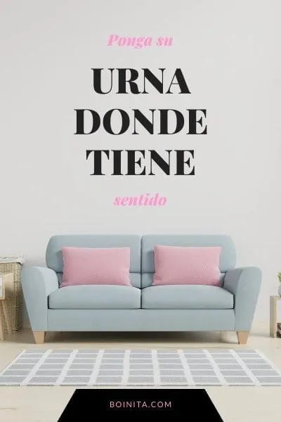Ponga su urna donde tiene sentido