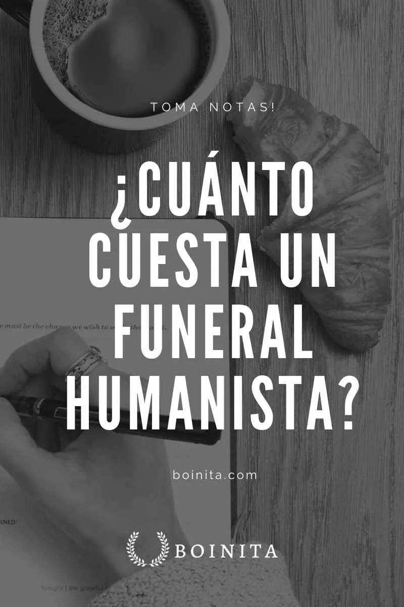 ¿Cuánto cuesta un funeral humanista?