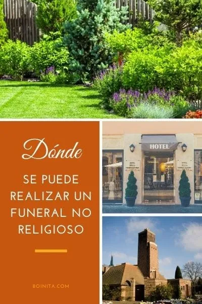 ¿Dónde se puede realizar un funeral no religioso?