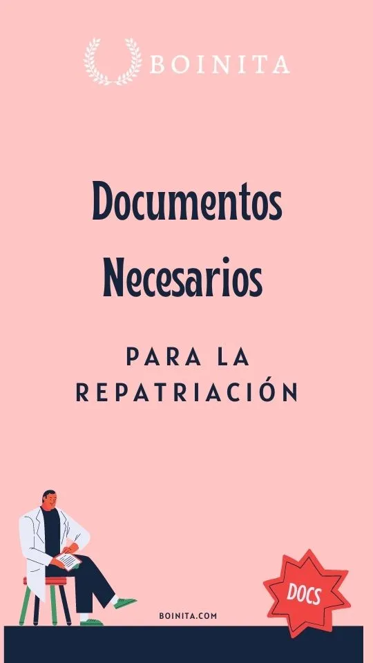 Documentos necesarios para la repatriación (cuando alguien muere en el extranjero).
