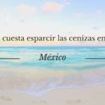 ¿Cuánto cuesta esparcir las cenizas en el mar?