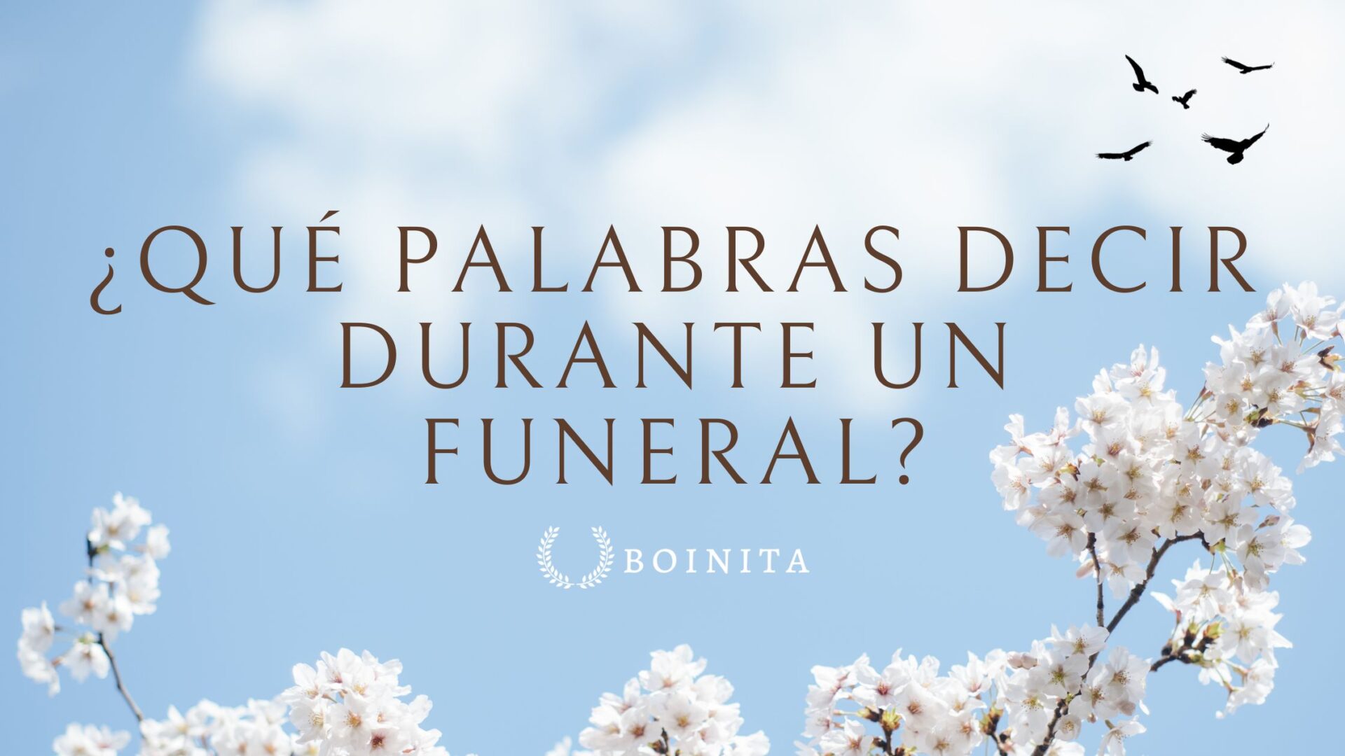 ¿Qué palabras decir durante un funeral?