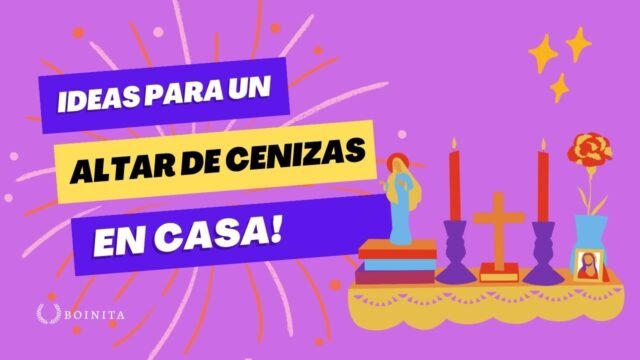 Ideas for an altar of ashes at home