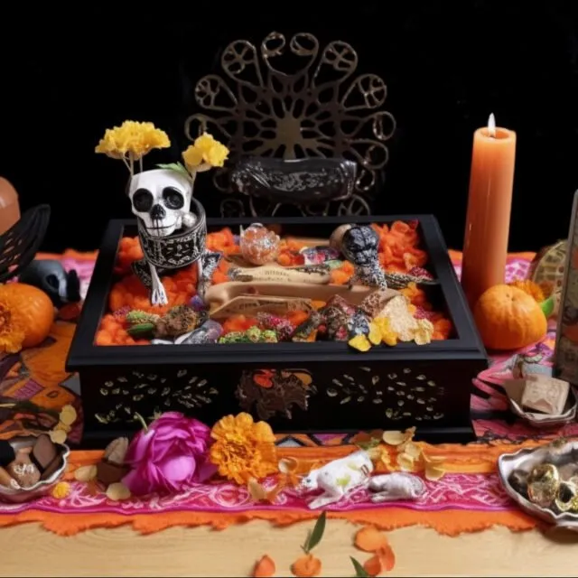 ¿Se puede colocar un altar de muertos para una mascota?