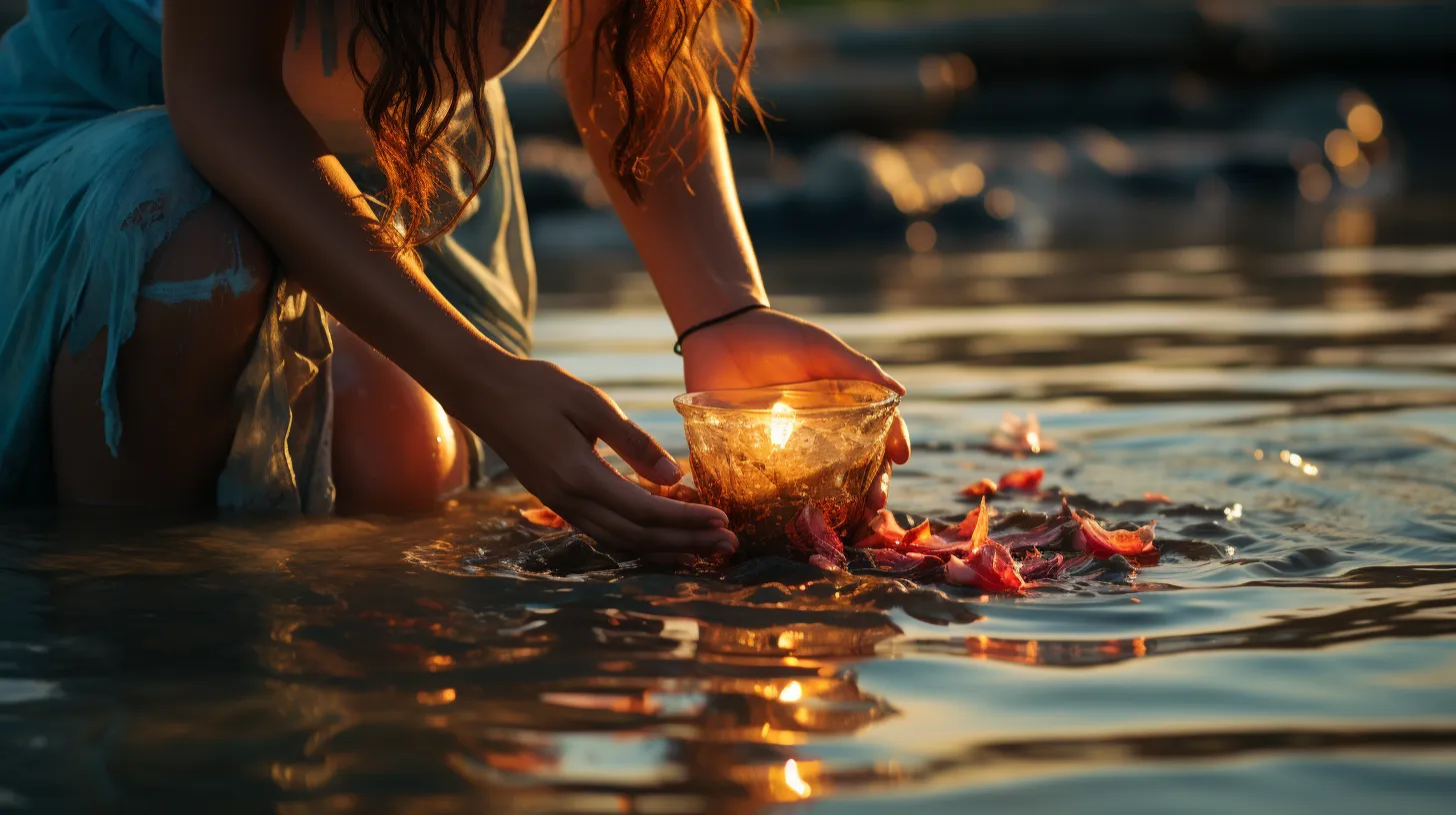Ash scattering service in the sea of ​​Cancún