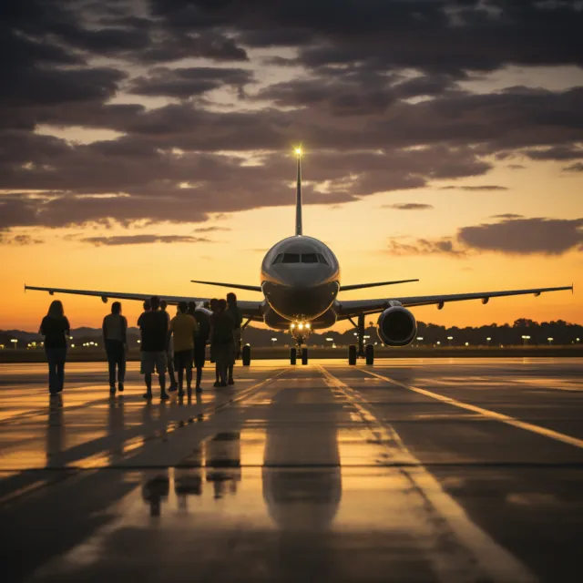 Familia esperando una repatriación