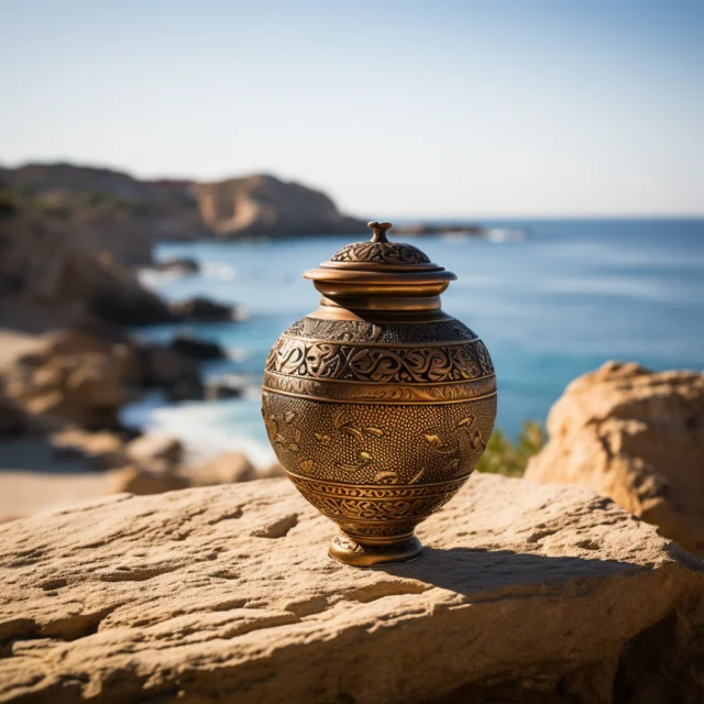 Cremation urn in Los Cabos