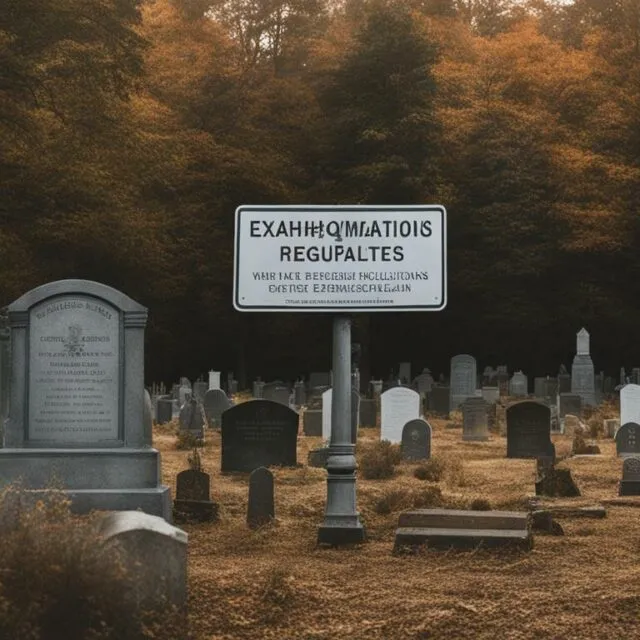 normativa para exhumar una tumba