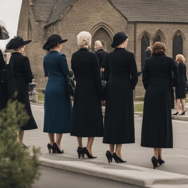 Vestimenta para un funeral Vestimenta para un funeral