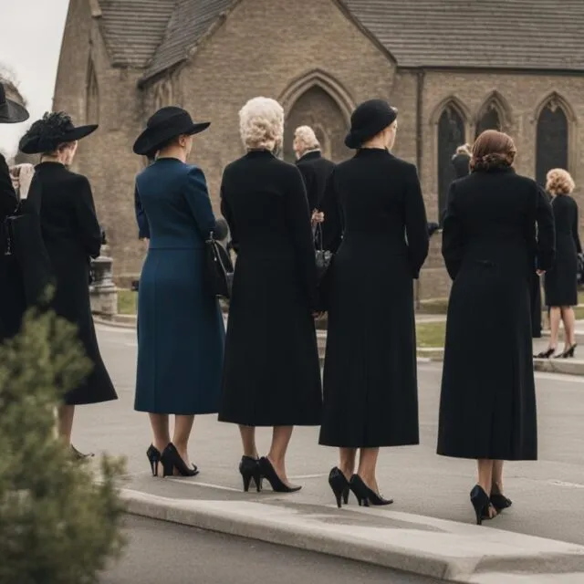 Vestimenta para un funeral