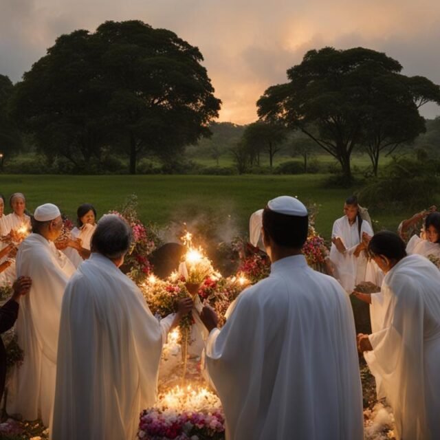 ceremonia religiosa con cenizas ceremonia religiosa con cenizas