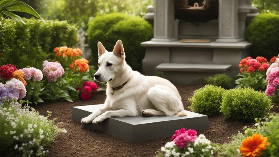 se puede enterrar un perro en el patio