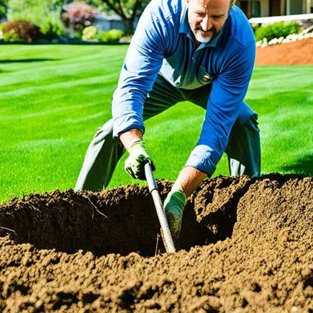 entierro en jardin de casa