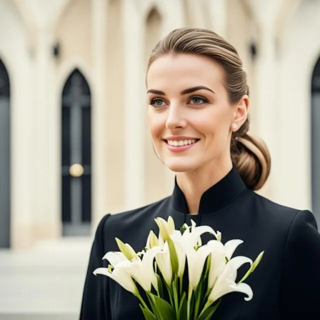 peinados discretos para ceremonias fúnebres