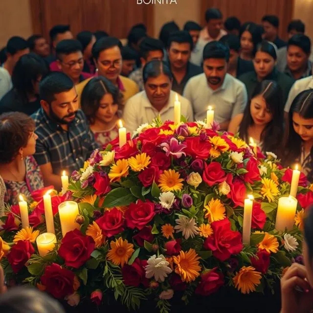 consolar en un funeral