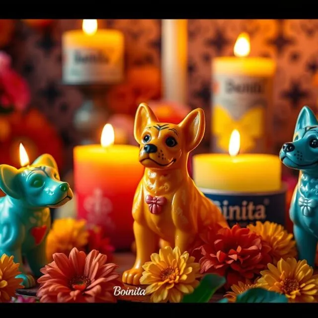 velas con forma de perro