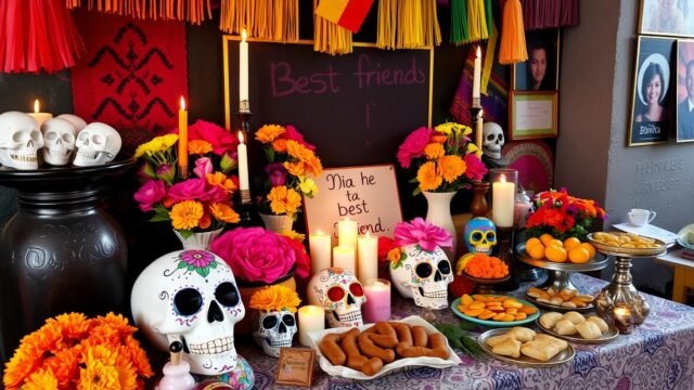 Altar de Día de Muertos para tu Mejor Amigo