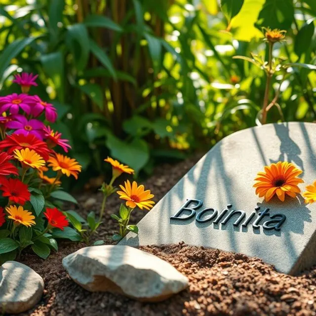 flores para la tumba de un perro