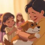 los perros se despiden antes de morir