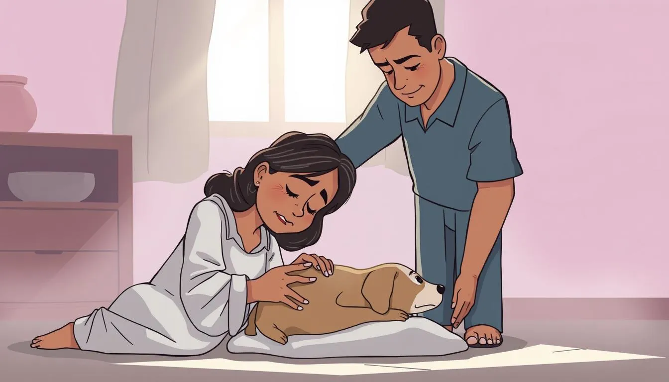 manejo del cuerpo de la mascota fallecida