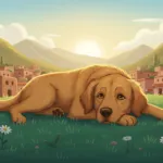 porque un perro muere con los ojos abiertos