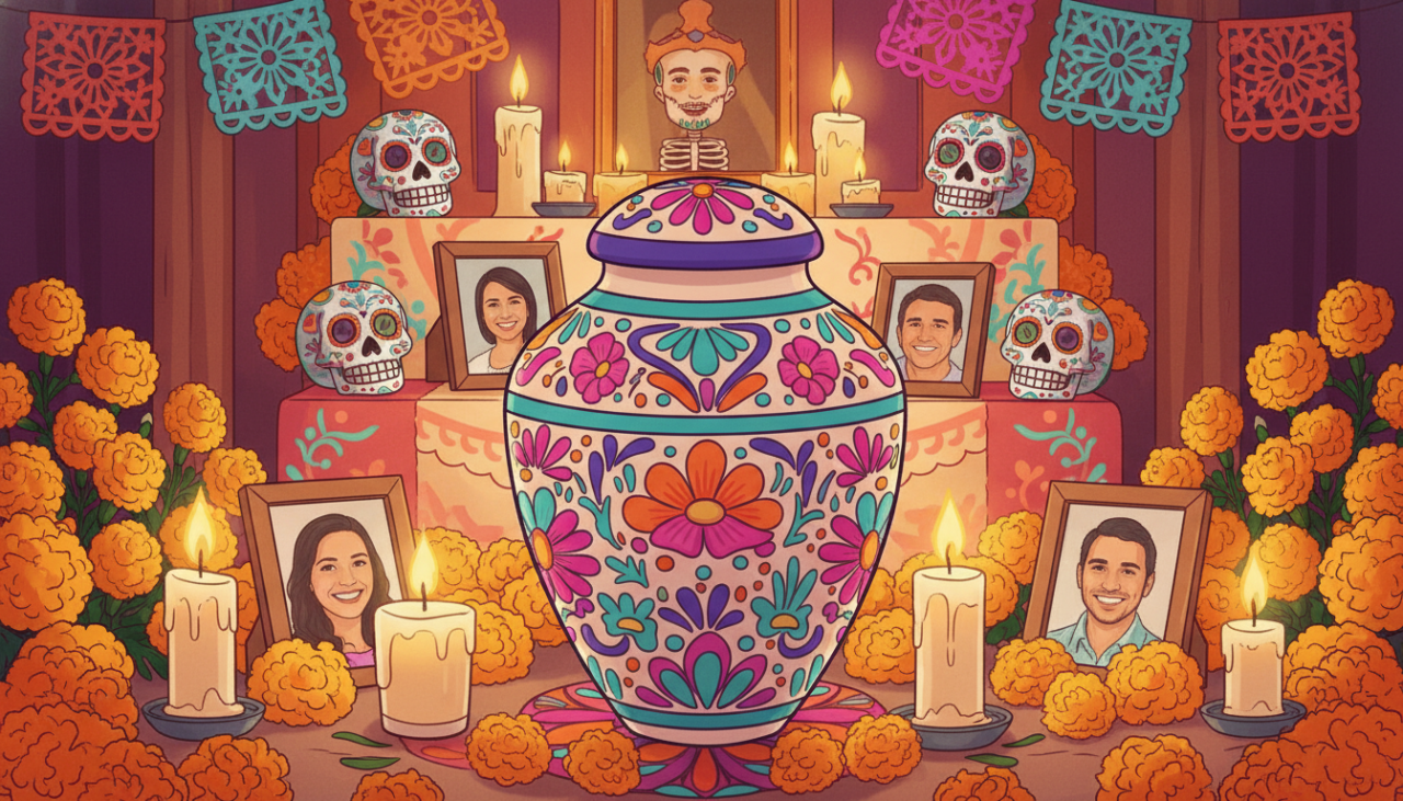 Urna de cenizas Boinita